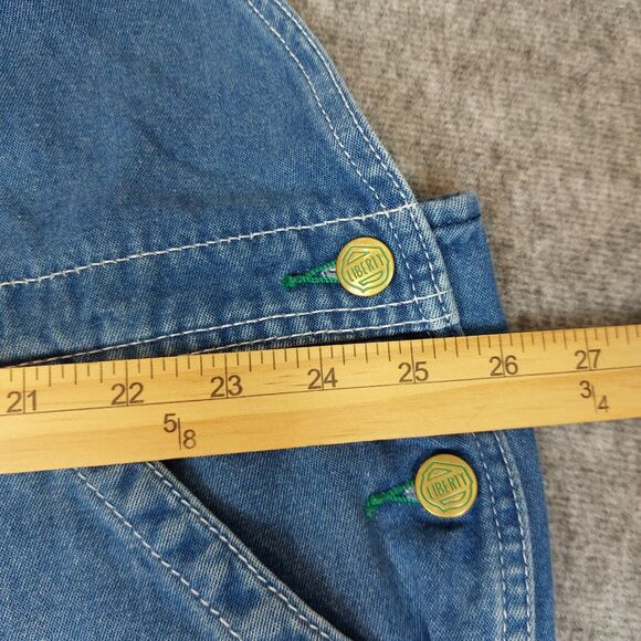 Liberty Men's Size 46x28 (52x27) Denim Bib Overalls READ - Picture 5 of 10